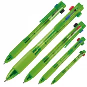 jasnozielony - Długopis plastikowy 4w1 NEAPEL