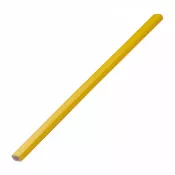 żółty - Ołówek stolarski drewniany 25 cm - HB