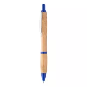 niebieski - Coldery długopis bambusowy