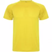 Żółty - Koszulka poliestrowa 150 g/m² ROLY MONTECARLO 0425