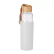 Butelka szklana 500 ml w silikonowym etui CHAI Bialy
