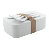 biały - Planche pudełko na lunch z PLA