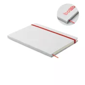 Notes A5 80 kartek w linię ROUTE WHITE Czerwony