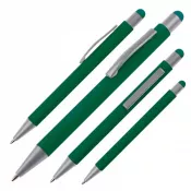 zielony - Długopis metalowy touch pen SALT LAKE CITY