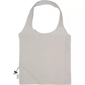 szary - Torba bawełniana z recyklingu 118 g/m2 MODENA