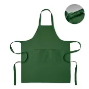Fartuch z bawełny organicznej 240 g/m² GAMMA Ciemnozielony