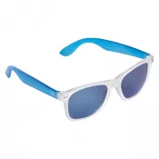 niebieski transparentny - Okulary przeciwsłoneczne Bradley 400UV
