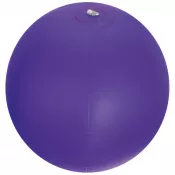 fioletowy - Dmuchana piłka plażowa jednokolorowa średnica 26 cm