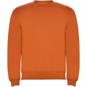 Pomarańczowy - Ulan bluza unisex z zamkiem błyskawicznym na całej długości