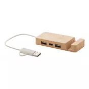 naturalny - Mobaru hub USB