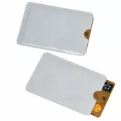 biały - Etui na karty z ochroną RFID aluminiowe EDINBURGH