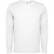 Biały - Estoril long sleeve kids t-shirt