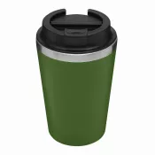 zielony - Kubek podróżny 350 ml TAKE & GO dwuścienny
