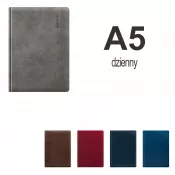 Kalendarz książkowy A5 DZIENNY z registrami