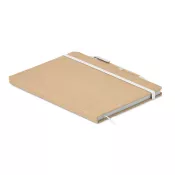 Notes A5 w okładce z kartonu 80 kartek w linię CARATIL Bialy