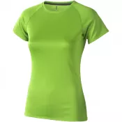 Zielone jabłuszko - Damski T-shirt Niagara z krótkim rękawem z dzianiny Cool Fit odprowadzającej wilgoć