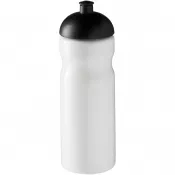Biały-Czarny - Bidon H2O Base® o pojemności 650 ml z wypukłym wieczkiem