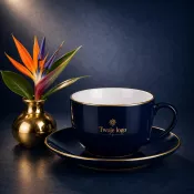 Filiżanka porcelanowa ze spodkiem Sonata Premium (220 ml)