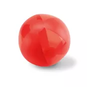 Piłka plażowa dmuchana 24 cm AQUATIME Czerwony