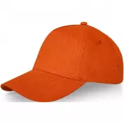 Pomarańczowy - 5-panelowa czapka Doyle