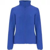Błękit królewski - Damski polar reklamowy 300 g/m² z zamkiem Roly Artic