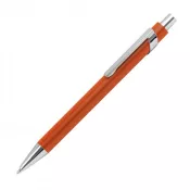 pomarańczowy - Długopis reklamowy metalowy - matowy