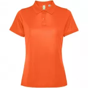 Fire orange - Tormo damskie polo z krótkim rękawem