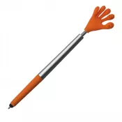 pomarańczowy - Długopis plastikowy CrisMa Smile Hand