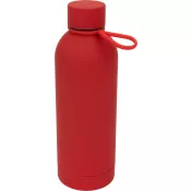 czerwony - Butelka stalowa soft touch OSTRAVA 800 ml