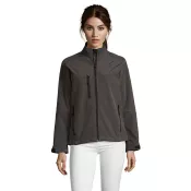 Softshell damski wodoodporny 340 g/m² Sol's ROXY Szarość Węgla Drzewnego