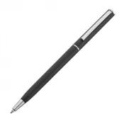 czarny - Długopis plastikowy z mechanizmem obrotowym