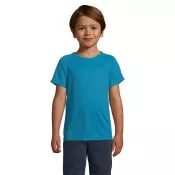 Koszulka sportowa dziecięca 140 g/m² Sol's SPORTY KIDS Aqua