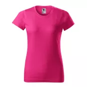 Czerwień purpurowa - Koszulka bawełniana damska 160 g/m²  BASIC 134