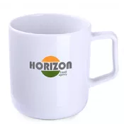 biały - Kubek reklamowy Horizon 350 ml