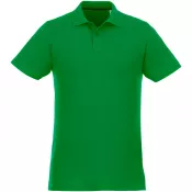 Zielona paproć - Helios - koszulka męska polo z krótkim rękawem