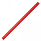 czerwony - Duży ołówek kreślarski 25cm