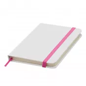 biały, różowy - Notes AUTHOR w formacie A6