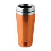Kubek podróżny stalowy dwuścienny 400 ml RODEO COLOUR Pomaranczowy