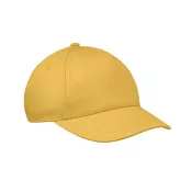 Czapka z daszkiem dziecięca 180 g/m² BUZZ KIDS Zólty