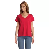 Koszulka damska V-neck Sol's REGENT V WOMEN Czerwony