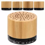 beżowy - Głośnik Bluetooth drewniany FLEEDWOOD