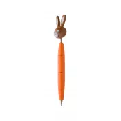 pomarańcz - Długopis dla dzieci z głową zwierzęcia ZOOM