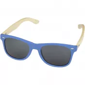 Niebieski - Okulary przeciwsłoneczne z bambusa Sun Ray