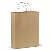 jasnobrązowy - Papierowa torba 30x40x12 cm 120g/m²