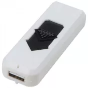 biały - Zapalniczka ładowana na USB