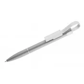 szary - Długopis z kablem USB CHARGE