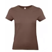 Chocolate (140) - Damska koszulka reklamowa 185 g/m² B&C #E190 / WOMEN