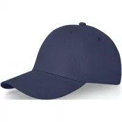 Granatowy - 6-panelowa czapka Davis