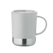 Kubek z PP z przesuwaną pokrywką 300 ml BEAKER Szary