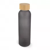 ciemnoszary - Butelka szklana 500 ml